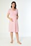 Pink Maternity and Maternity Nightgown Set