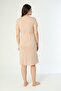Beige Maternity and Maternity Nightgown Set - 3