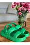 Double Stripes Non-Slip Thick Sole Soft Light Comfortable Sea Pool Beach Daily Women's Sandals Slippers - 7