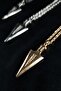Set of 3 Triagle Arrowhead Necklaces