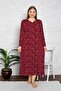 Plus Size Lycra Patterned Nightgown