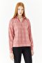 PATTERNED SWEAT TOP WITH COLLAR ZIPPER - 2