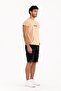 Crew Neck Pocket Short Sleeve Yellow T-shirt - 5