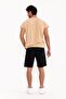 Crew Neck Pocket Short Sleeve Yellow T-shirt - 7