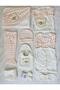 11-Piece BABY GIRL HOSPITAL EXIT WITH BEAR EMBOSSED STRIPES - 2