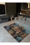 Abstract Patterned Multicolor Art Woven Base Digital Printed Carpet Mira 1385 - 2