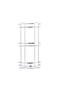 3 Tier Corner Bathroom Shelf - Chrome Finish - Bathroom Organizer - 2