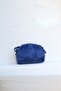 Women's Blue Soft Pleated Shoulder Bag - 2