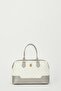 White Monogram Women's Shoulder Bag 05PO23Y1734 - 3