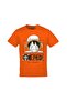 تي شيرت One Piece Monkey D. Luffy مطبوع للجنسين باللون البرتقالي - 3