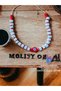 Bodrum Glass Bead Serenay Glass Necklace Evil Eye Bead Necklace - 2