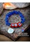 Glass Basement Bead Charm Evil Eye Bead Bracelet Evil Eye Beaded Bracelet - 2