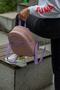 Oslo Powder Lilac Women's Backpack with Double Inner Pocket Detail and External Zipper Eyes - 2