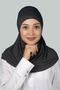 Ready Turban Practical Scarf Hijab Hijab - Prayer Cover - Smoked