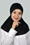 Ready Turban Practical Scarf Hijab Hijab - Prayer Cover - black - 3