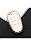 Peugeot - Citroen - Ds TPU Material Cream Key Case (Middle Key Headlight)