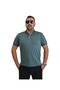 Men's Polo Collar Green Color T-Shirt