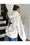 Unisex Star printed hooded oversize sweatshirt - 3
