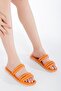 Women's Orange Daily Comfortable Stylish Pool Beach House Slippers