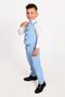 Boy's Suit 3-Button Tuxedo with Vest and Bow Tie - 2