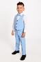 Boy's Suit 3-Button Tuxedo with Vest and Bow Tie - 5