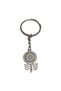 Silver Color 25mm Daisy Figured Keychain - 5