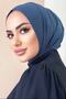 Snap Fastener Top متوافق مع Hijab Bone Indigo