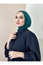 Snap Fastener Top متوافق مع Hijab Bone Emerald
