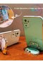 Water Green Hello Kitty Stand Edge Gold Detailed Luxury Silicone Case for Xiaomi Redmi Note 10S - 4