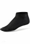 Black Cotton Ankle Length Booties Socks Set of 10 - 4