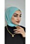 Snap Snap Top متوافق مع Hijab Bone Water Green - 4
