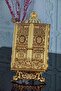Standing Antique Embroidery Motif Presentation Quran Enclosure Gold - 3