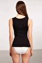 Basic Singlet Cotton Thick Strap Undershirt Black (3 Pack) - 3
