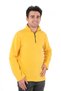 Unisex Yellow Fleece Collar Zippered - 2