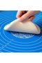 Silicone Dough Rolling Mat Non-Stick Medium Size 40x50cm Colored Scale Dough Mat