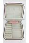 Medium Size (15×15) Organizer Jewelry Storage Box Travel Jewelry Bag Leather Wooden Case - 4