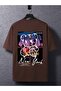 Life Hurry Printed Oversize Men's T-shirt Casual Boyfirend - 2