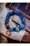 Glass Basement Bead Charm Evil Eye Bead Bracelet Evil Eye Beaded Bracelet - 2