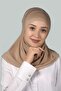 Ready Turban Practical Scarf Hijab Hijab - Prayer Cover - Dark Beige - 3