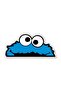 Cookie Monster Car, Motorcycle, Helmet, Laptop, Glass Sticker 14x8 Cm