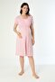 Pink Maternity and Maternity Nightgown Set - 3