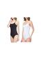 Pack of 2 Women's Snap-on Bodysuit with Rope Straps