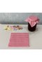 50 Pieces Gingham Red Jar Lid Fabric (Cover) and Colored Binding Rubber - 2