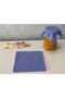 50 Pieces of Gingham Navy Blue Jar Lid Fabric (Cover) and Colored Binding Rubber - 5