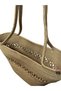 Straw Jute Women's Shoulder Bag, 100% Handmade, Cotton, Vegan, Jute Straw Beach Bag - 3