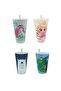 Straw Cup with Straw Set of 4 Gondola Pls