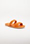Women's Orange Daily Comfortable Stylish Pool Beach House Slippers - 5