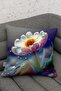 Digital Art Daisy Illustrated Digital Printed Throw Pillow Cover - 2