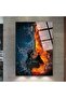 Unbreakable Glass Flaming Music Table