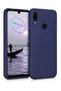Navy Blue Matte Silicone Case for Xiaomi Redmi Note 7 Pro